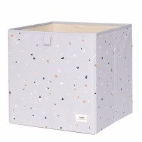 Little Pea_3 Sprouts τετράγωνο καλάθι για τα παιχνίδια_Terrazzo_Light_Gray_2